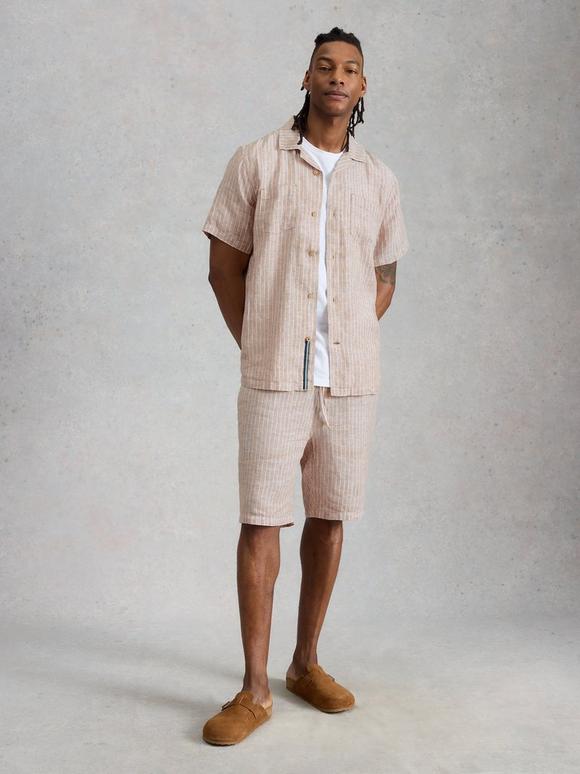 Keswick SS Linen Striped Shirt