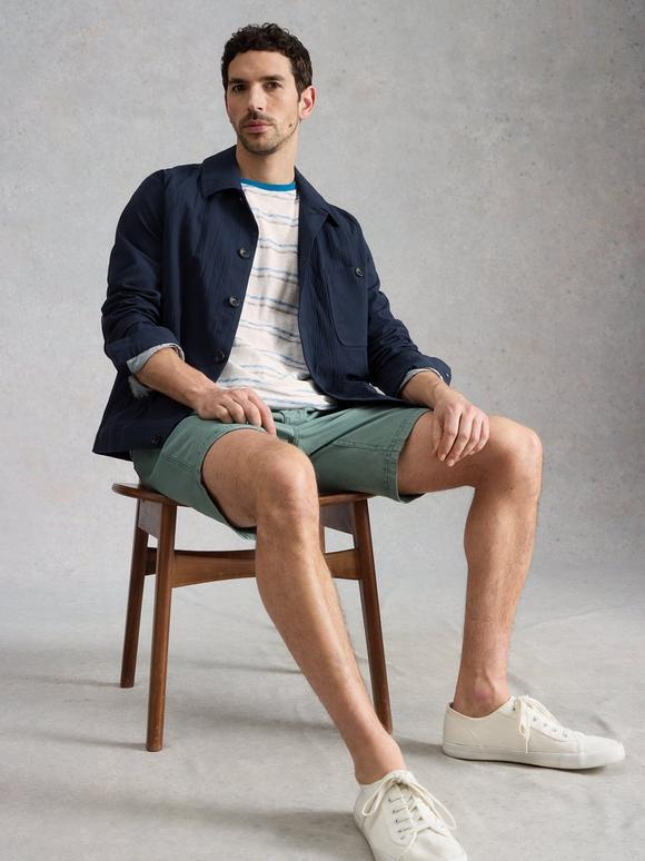 Abersoch Reverse Stripe SS Tee