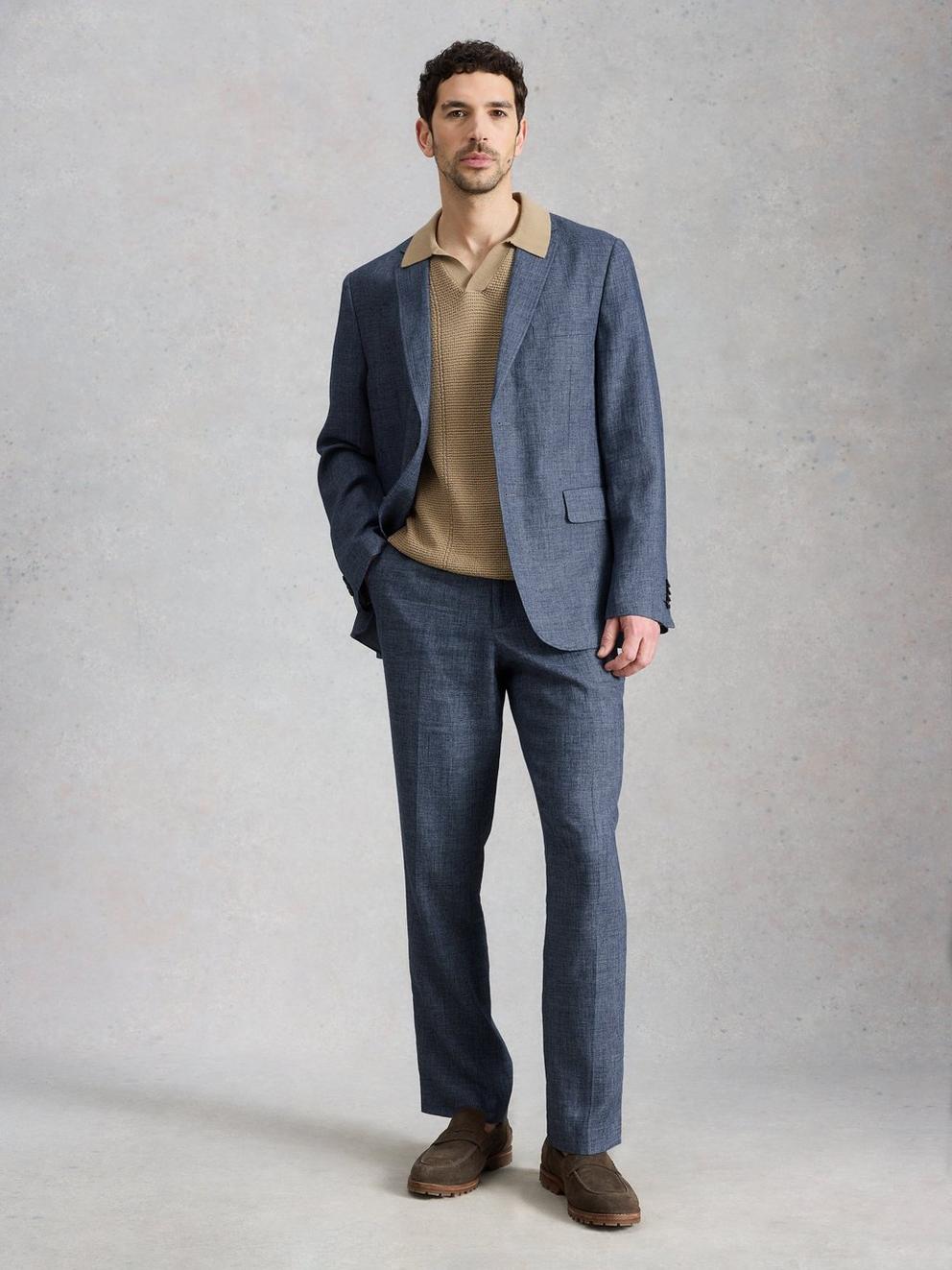 Dundee Linen Blend Trouser