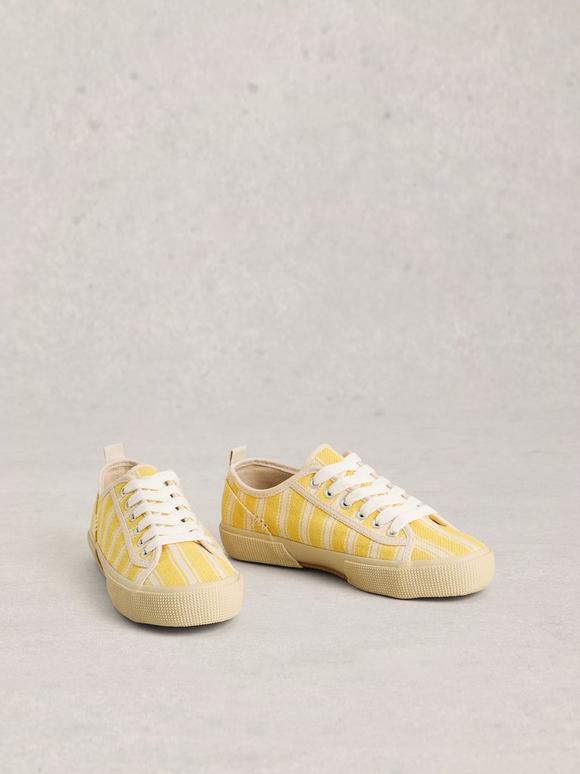 Pippa Lace Up Print Trainer