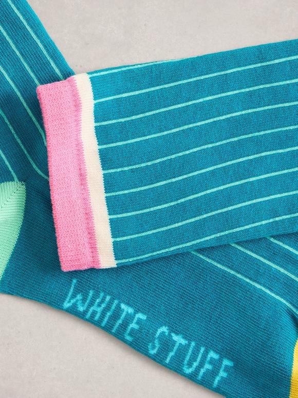 Pop Rib Ankle Sock