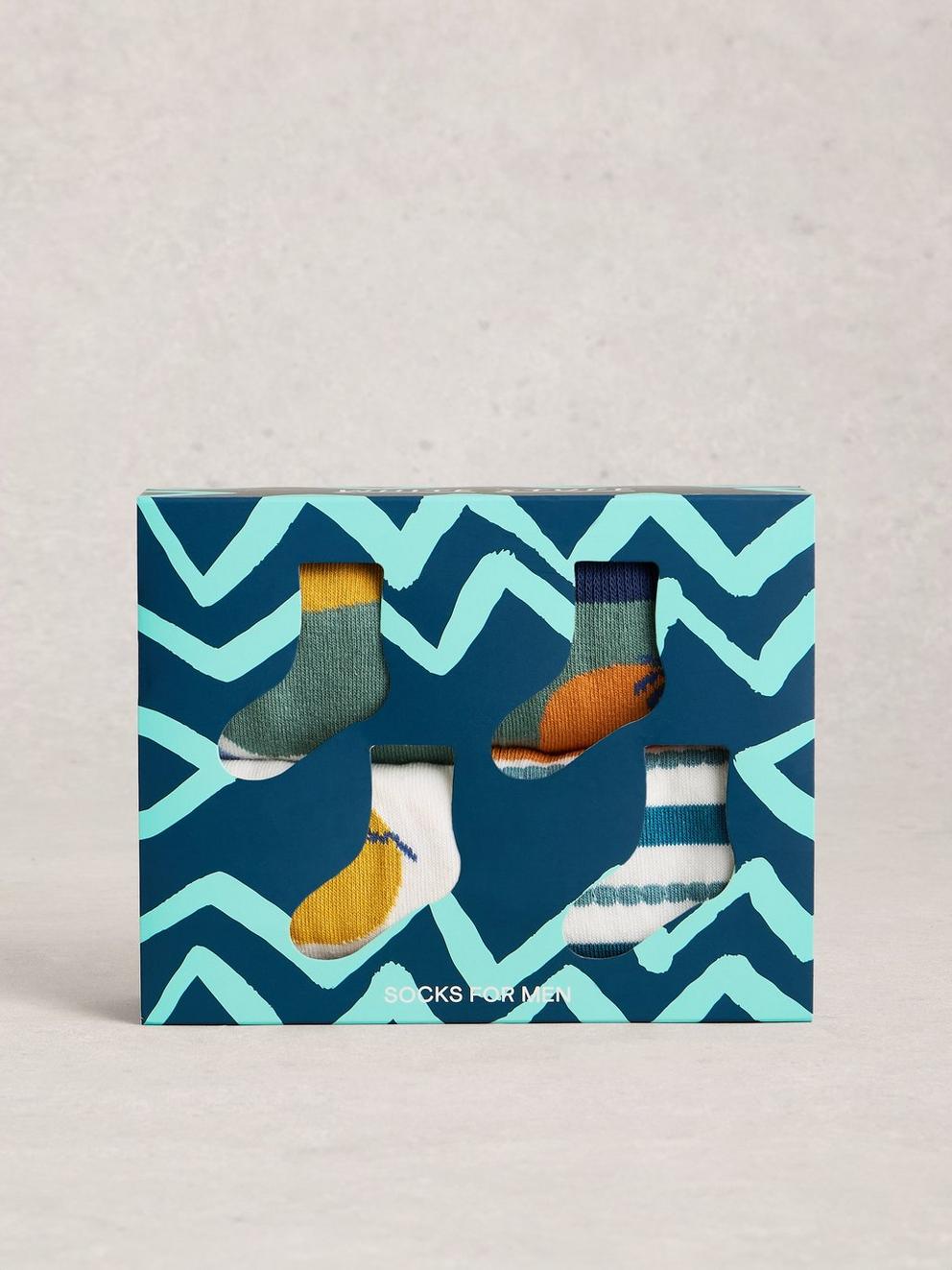 4PK Holiday Ankle Socks
