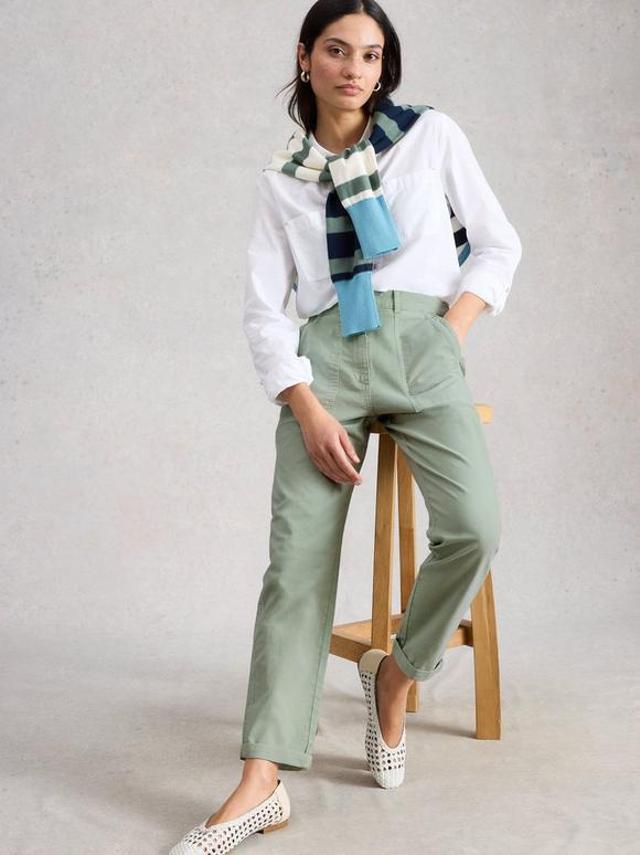 Twister Chino Ankle Length Trousers