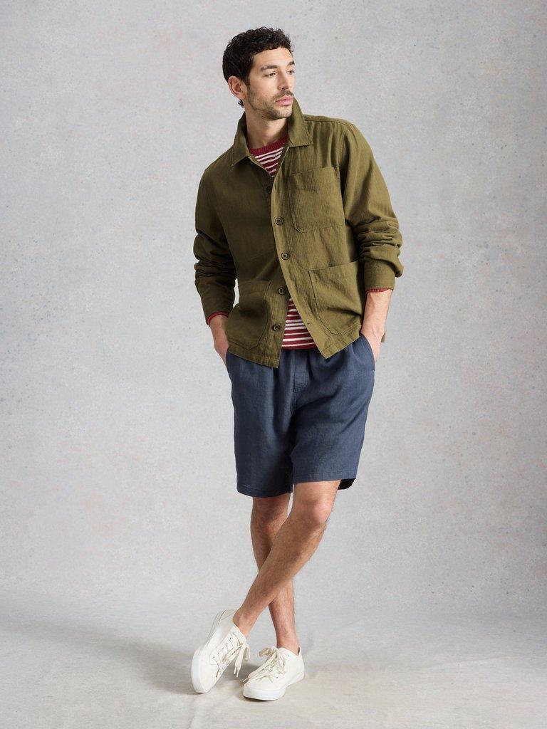 Falmouth Seersucker Jacket in DARK NAVY | White Stuff EU