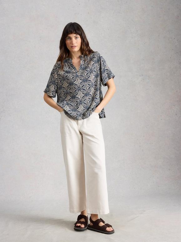 Teakie Crinkle Top