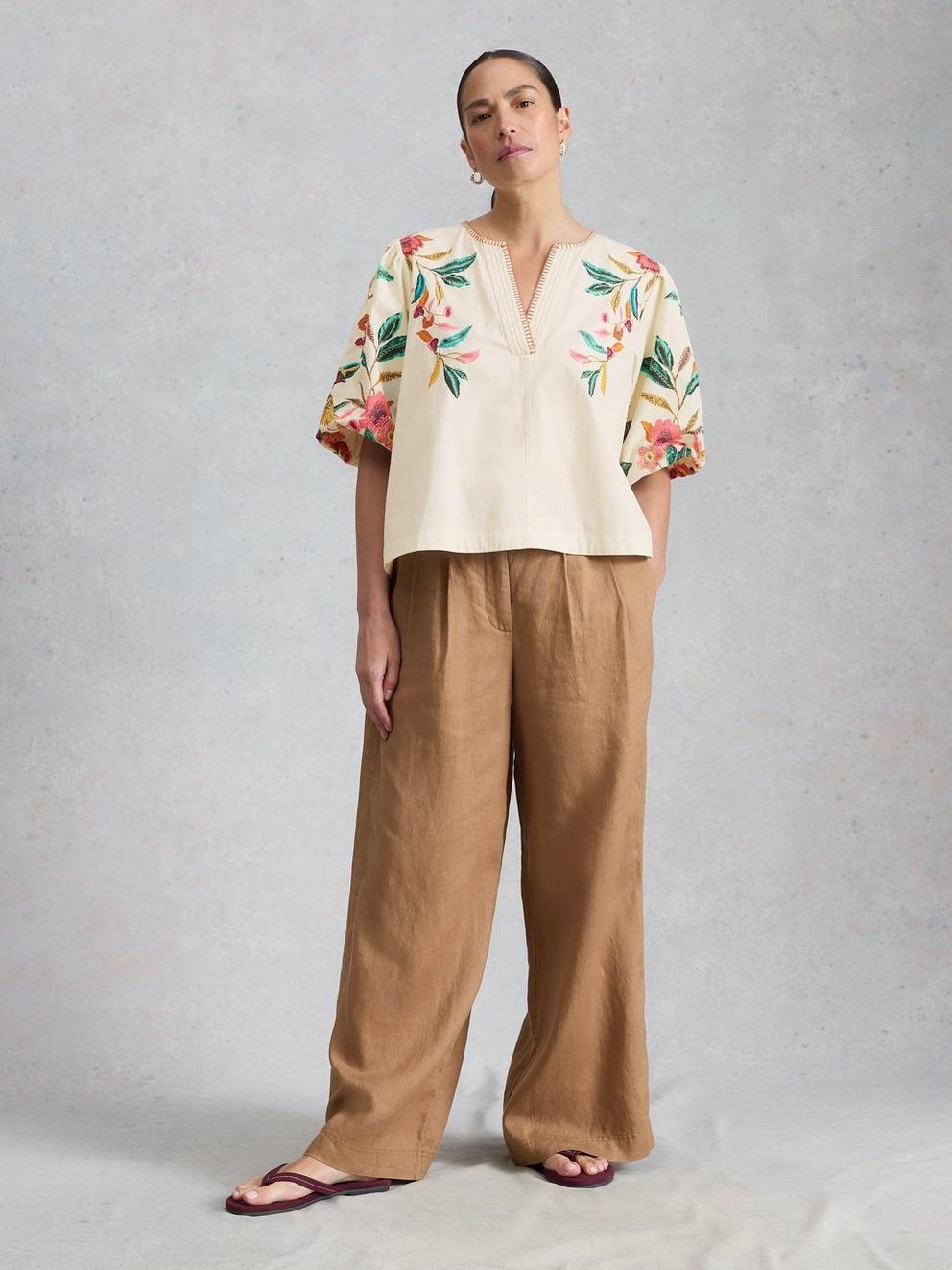 Maeve Embroidered Top