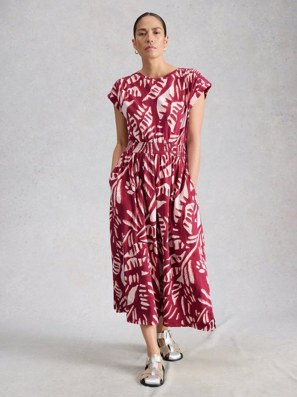 Mina Jersey Print Dress