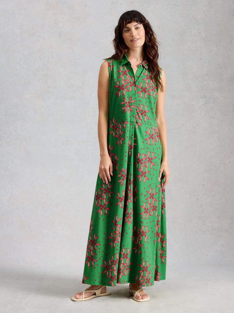 Rua Maxi Jersey Shirt Dress