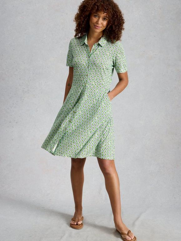 Ria Jersey Shirt Dress