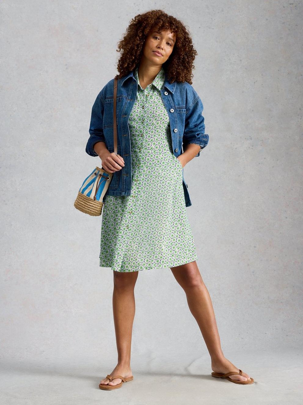 Ria Jersey Shirt Dress