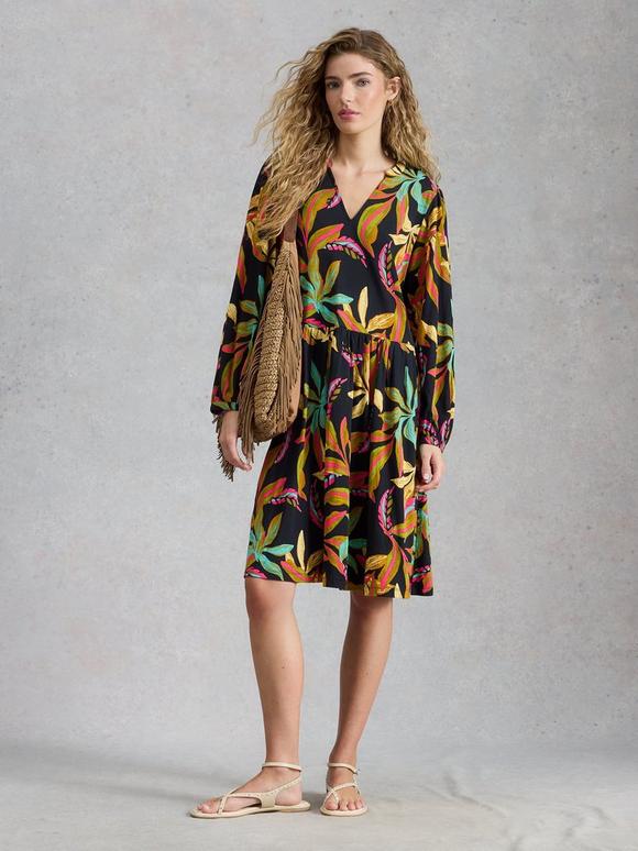 Lola Jersey Notch Neck Dress