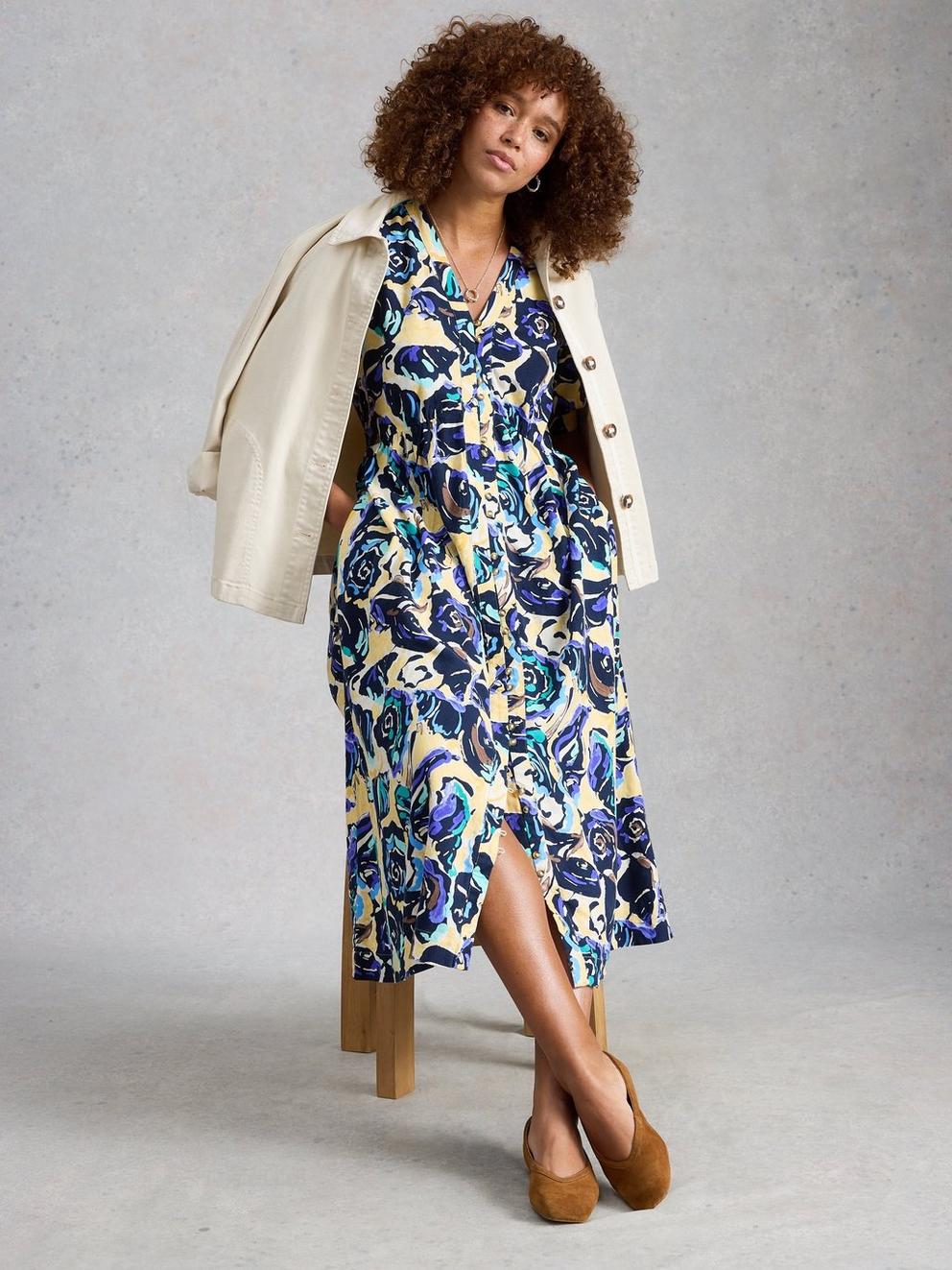 Fern Linen Blend Dress