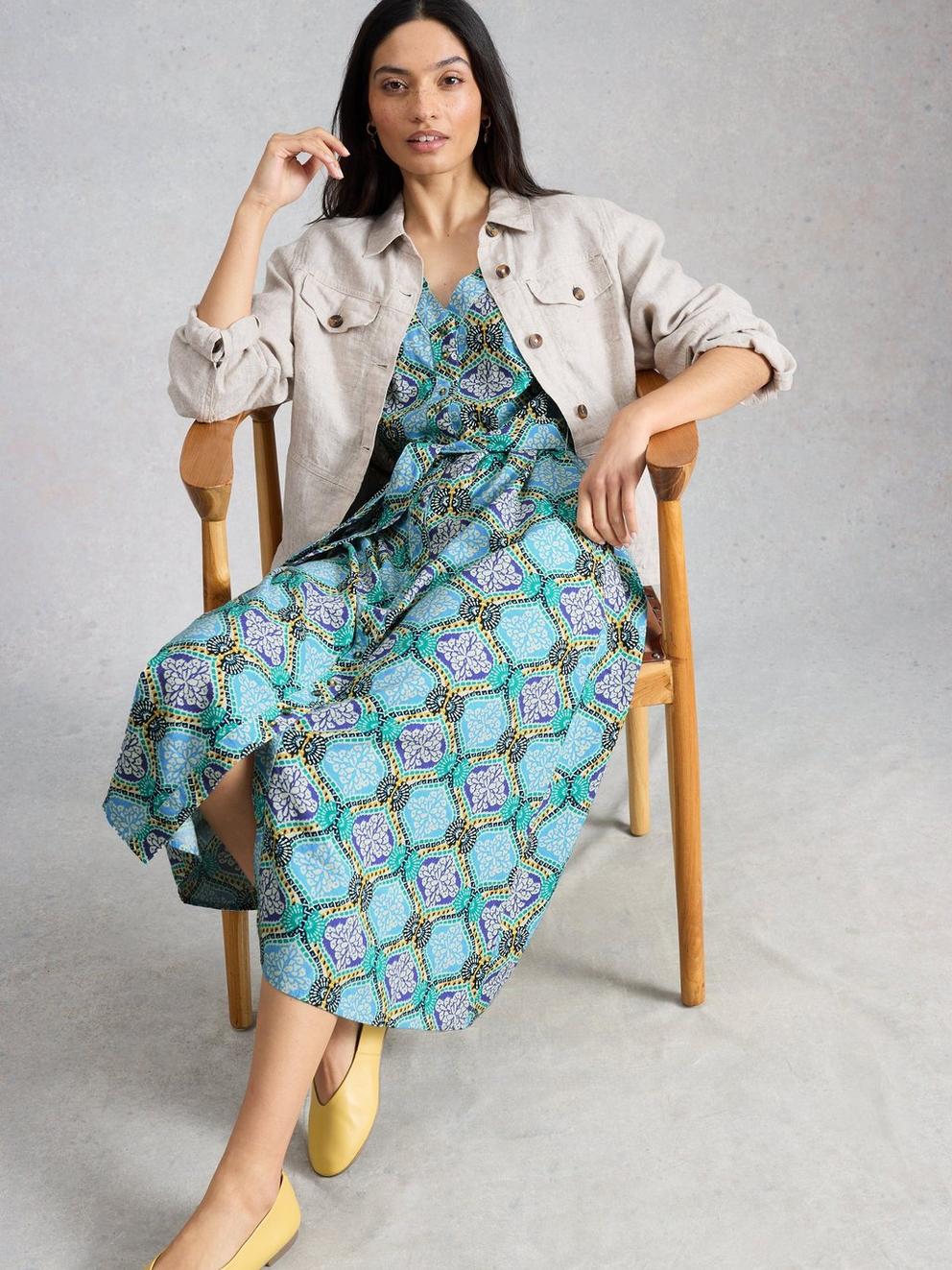 Val Linen Blend Dress