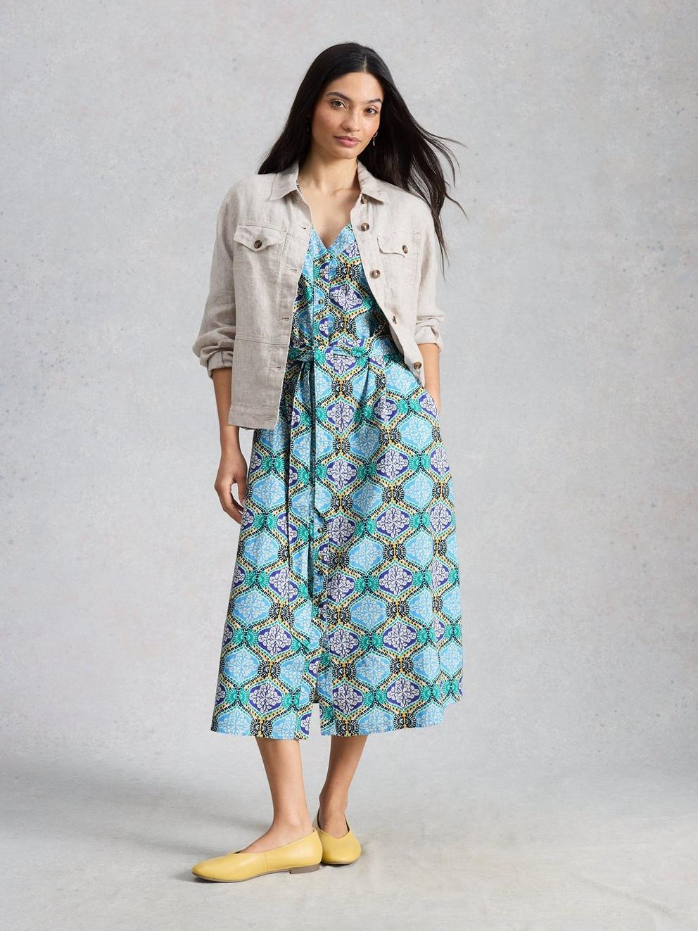 Val Linen Blend Dress