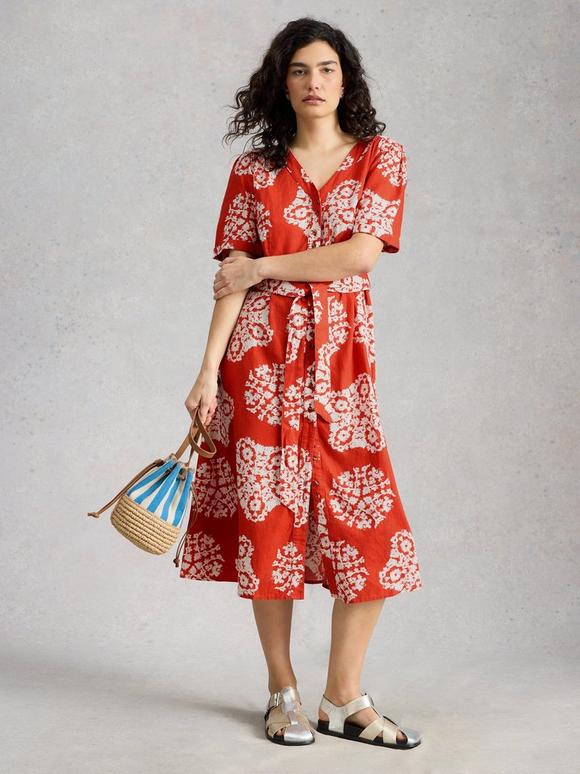 Val Linen Blend Dress