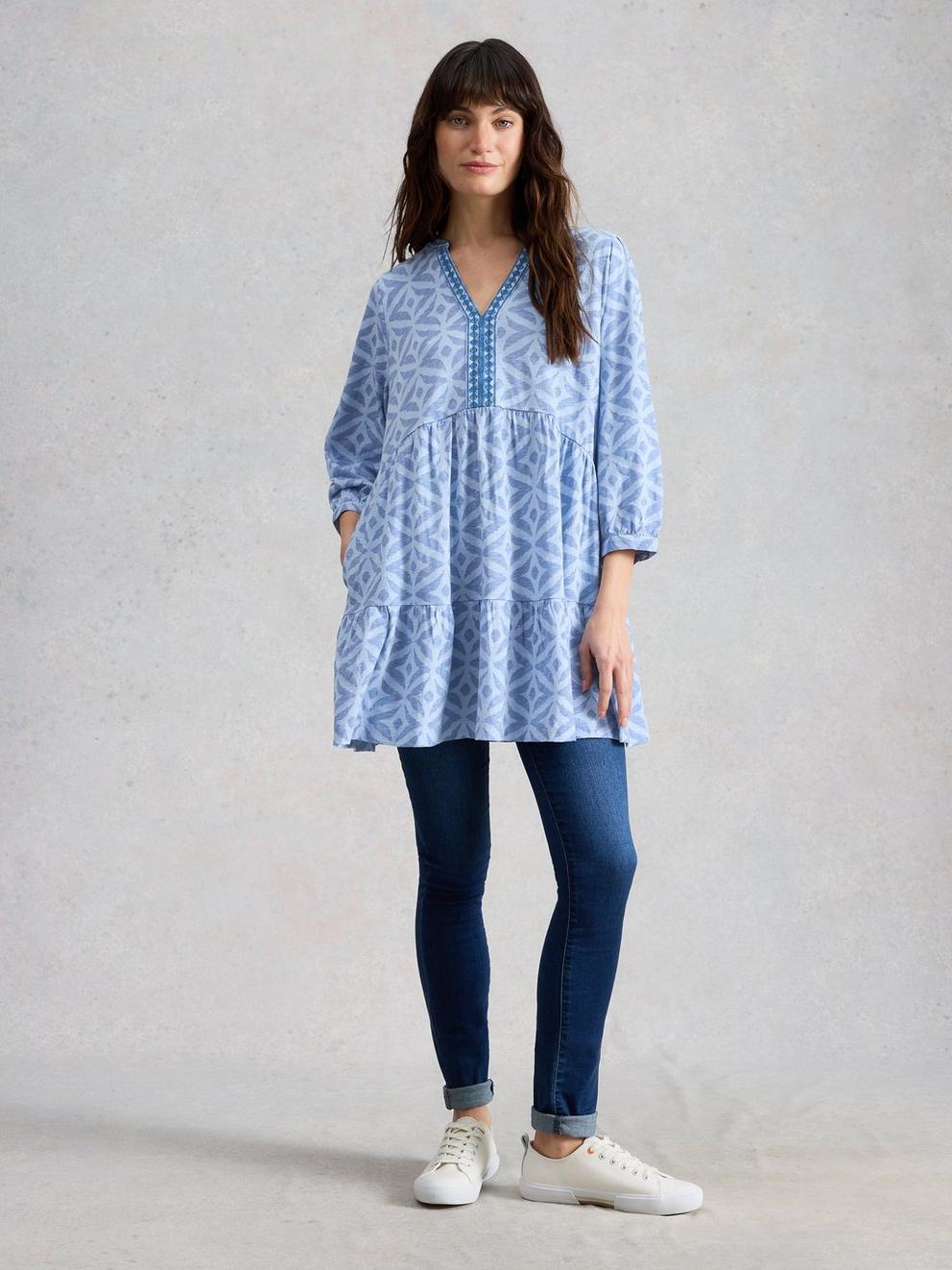 MARTA EMBROIDERED TUNIC