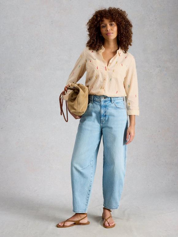 Sophie Organic Cotton Print Shirt