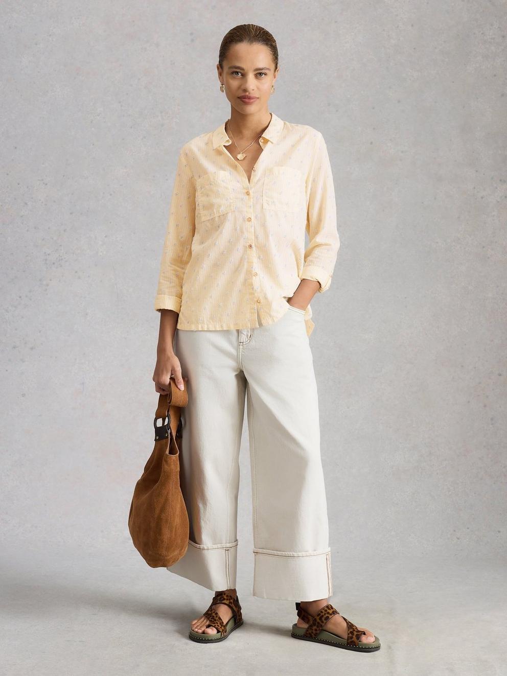 Sophie Organic Cotton Print Shirt