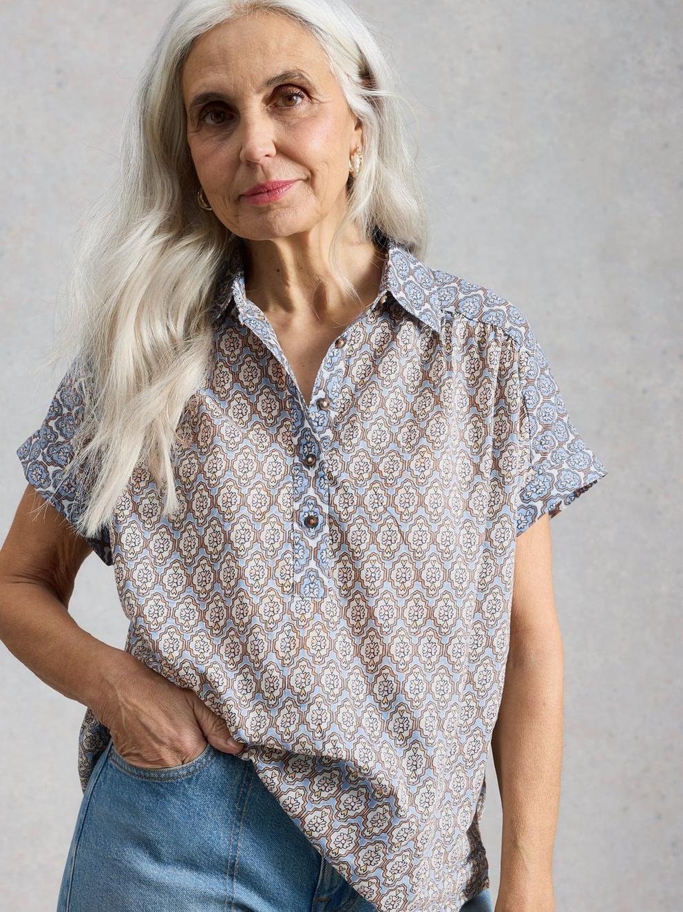 Orla Pop Over Collared Shirt