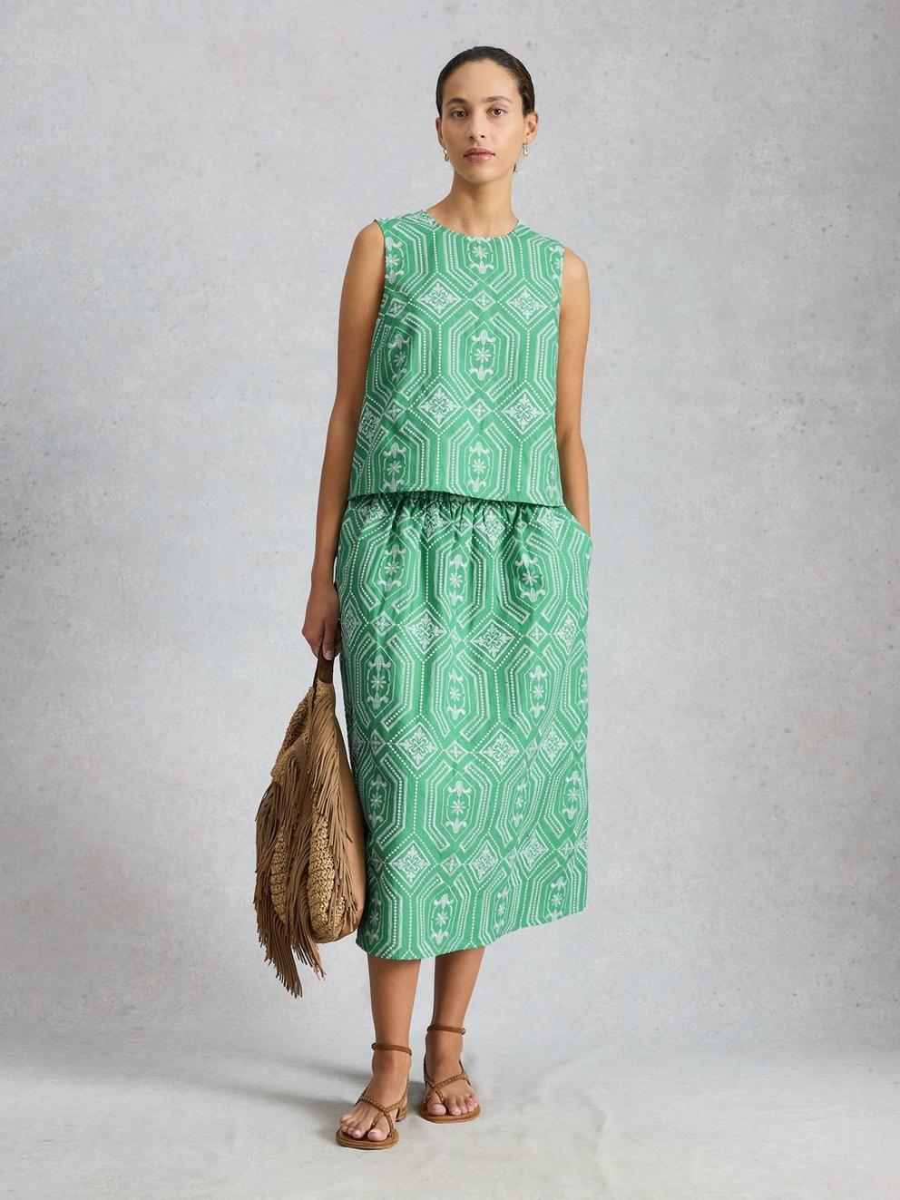 Hallie Embroidered Top