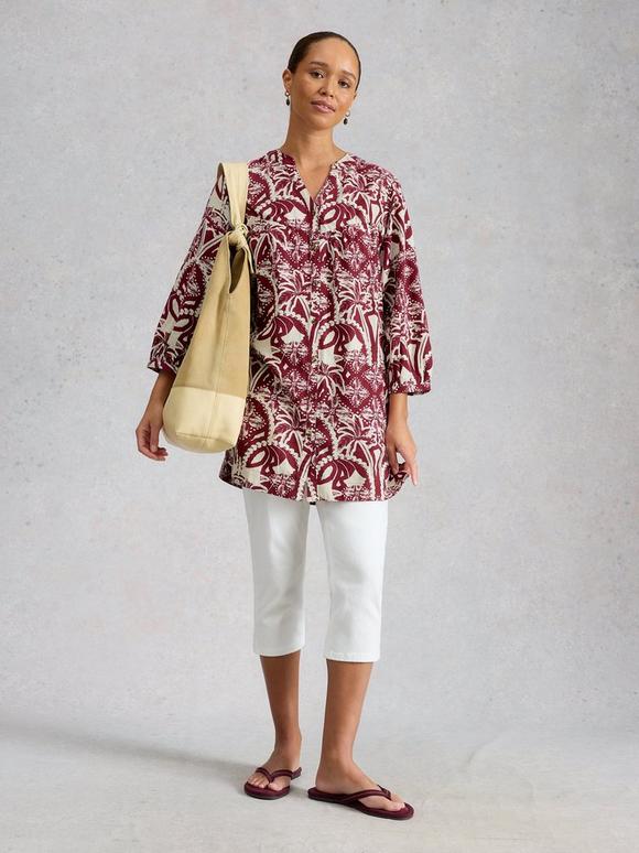 Raquel Linen Blend Tunic