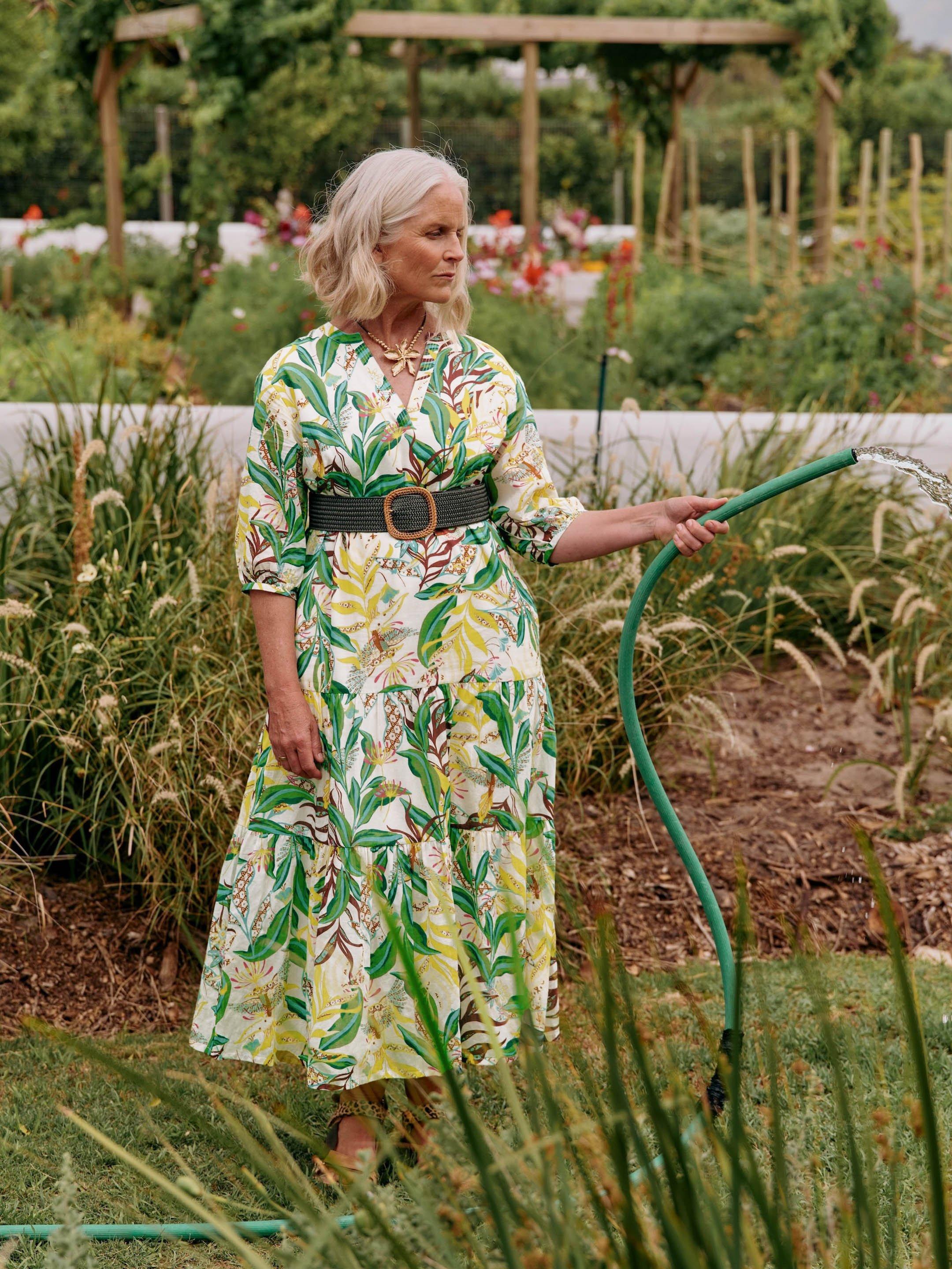 knee length a line cocktail dress A Line Knee Length Green Homecoming Dresses Flower Embroidery Lace Formal Dresses ARD1040 main image 1