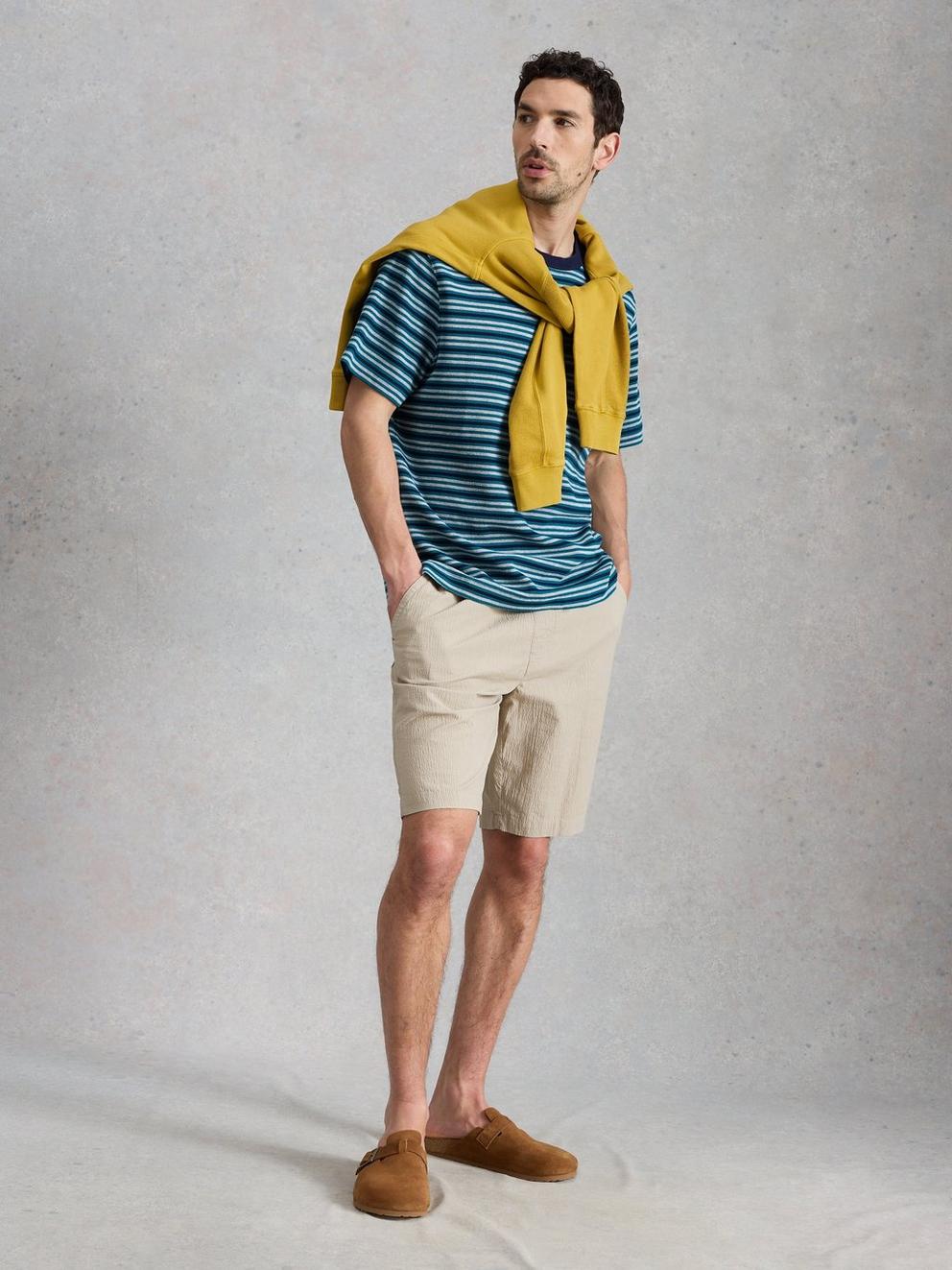 Harrington Waffle Stripe Tee