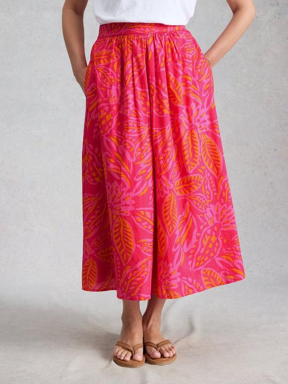 Abigail Midi Printed Skirt
