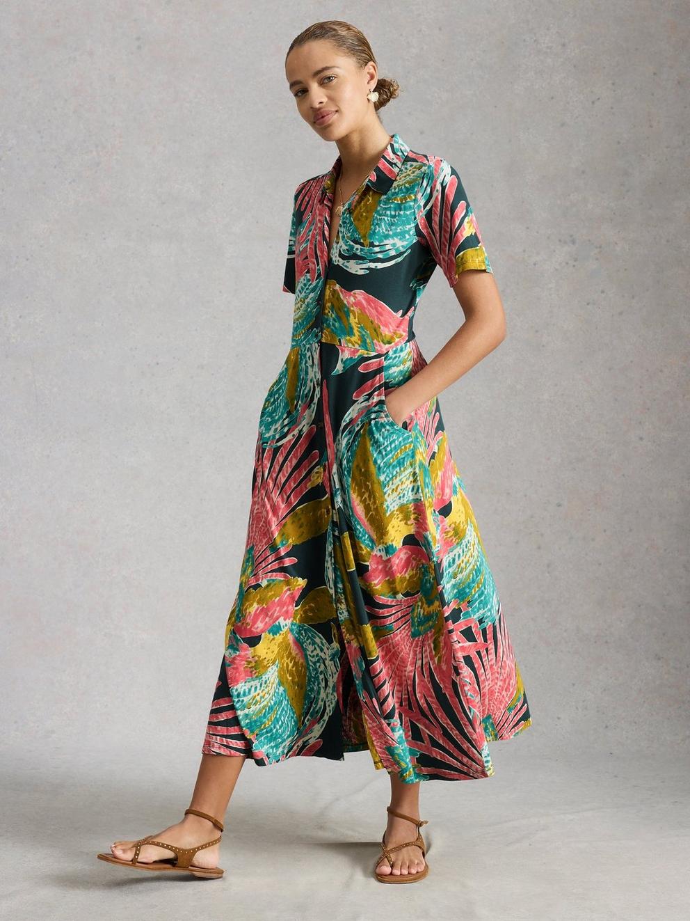 Rua Jersey Shirt Dress