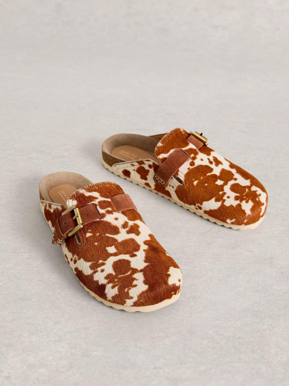 Myrtle Print Slip On Footbed