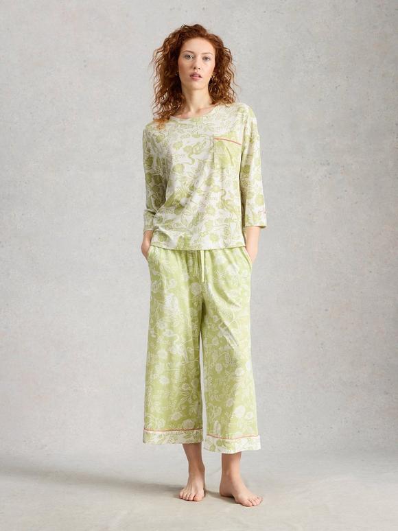 Maya Boxy Printed PJ Tee