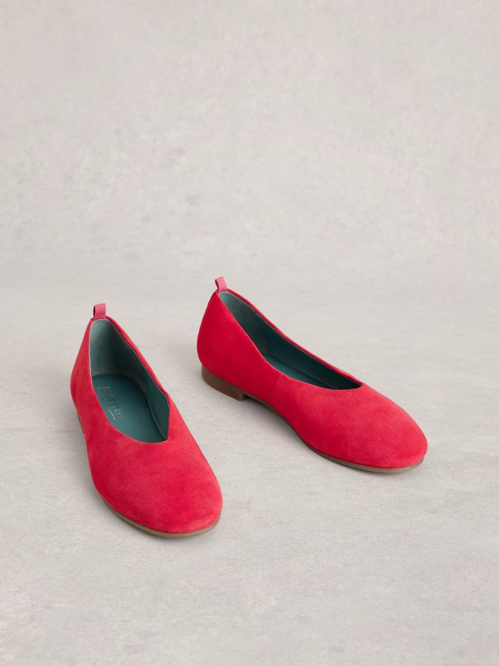 Cheri Suede Ballerina