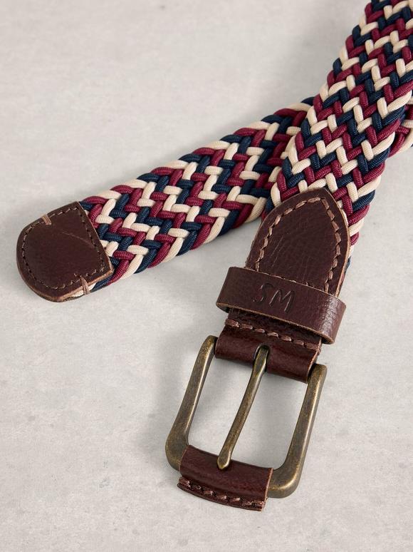 Woven Elasticated Buckle Belt