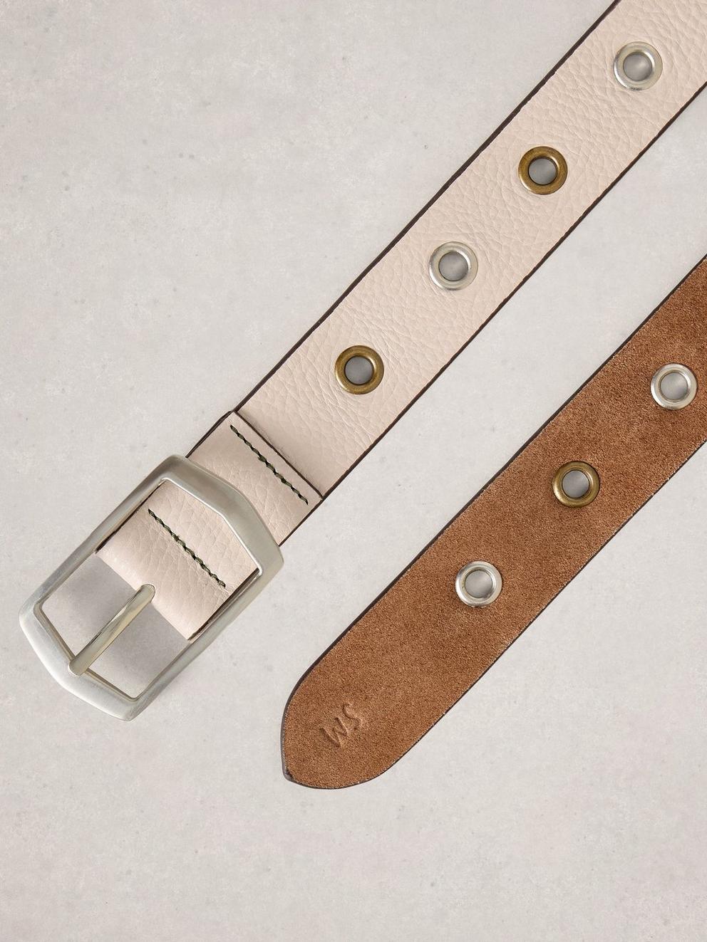 Reversible Eyelet Belt