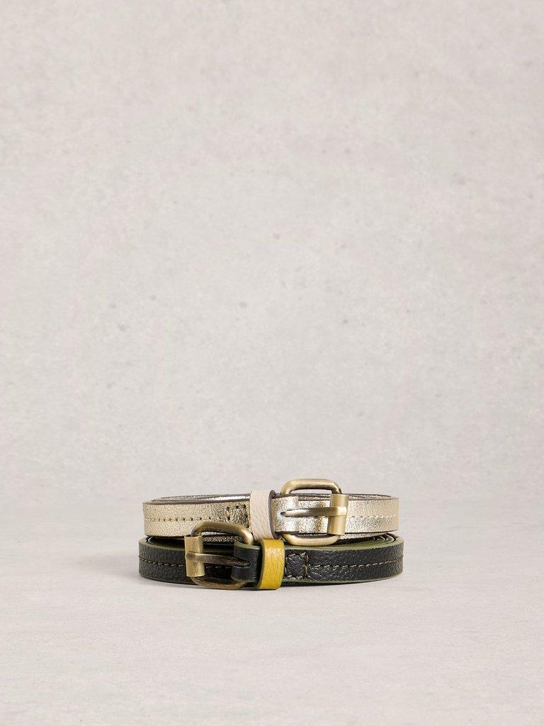 2 Pack Belts in TAN MULTI | White Stuff US display picture 1