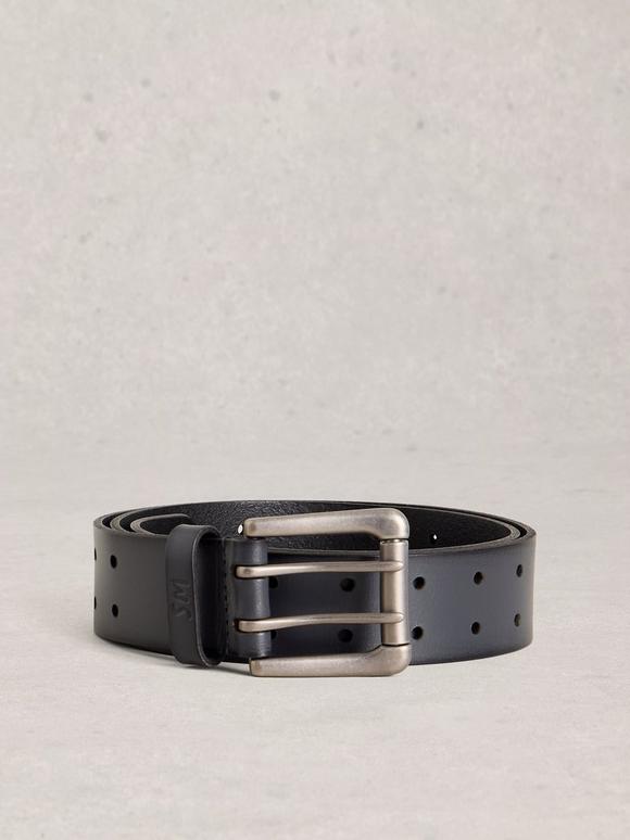 Double Prong Leather Belt