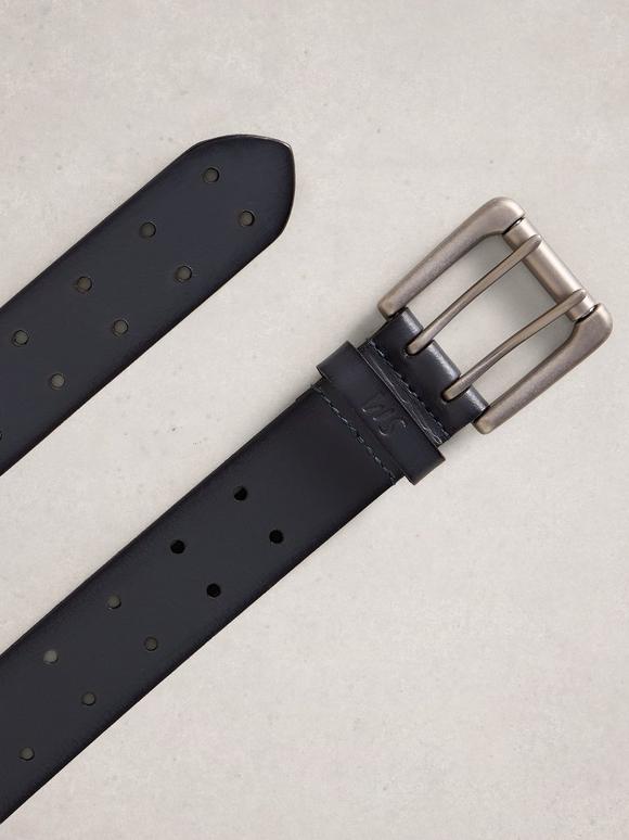 Double Prong Leather Belt