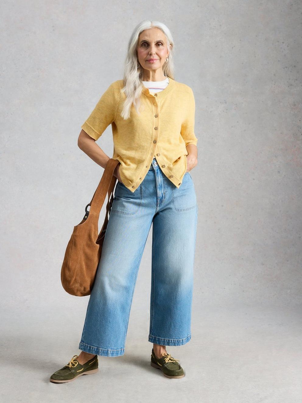 BETSY CREW NECK CARDI