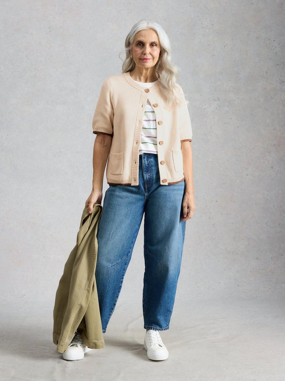 ISABELLA SHORT SLEEVE CARDIGAN