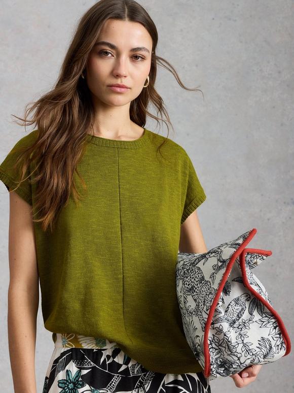 NOVA LINEN BLEND T-SHIRT