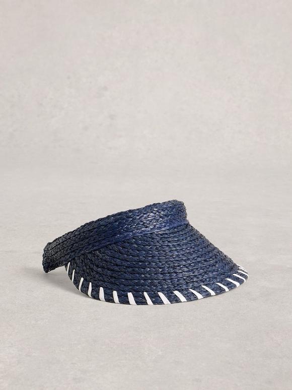Woven Straw Visor
