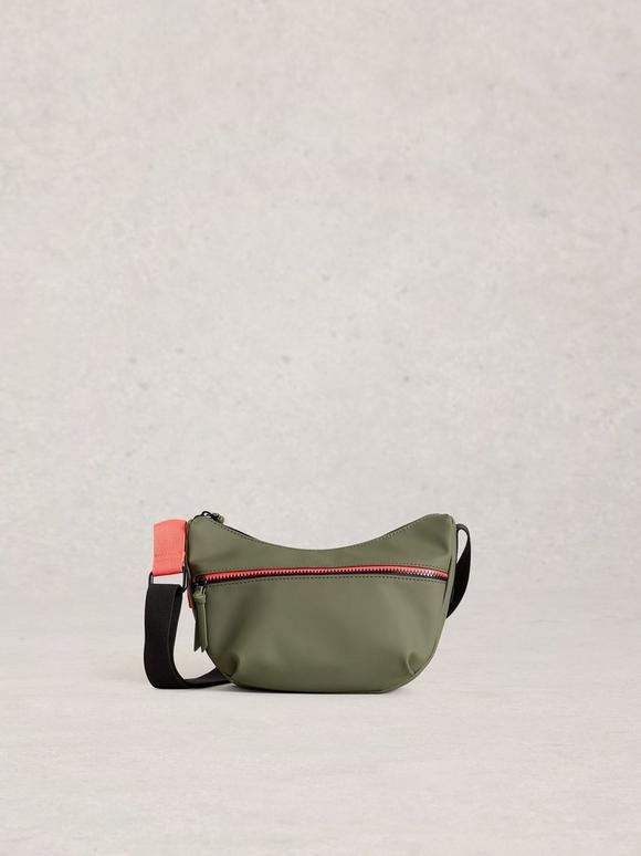 Alex Rubberised Crossbody Bag