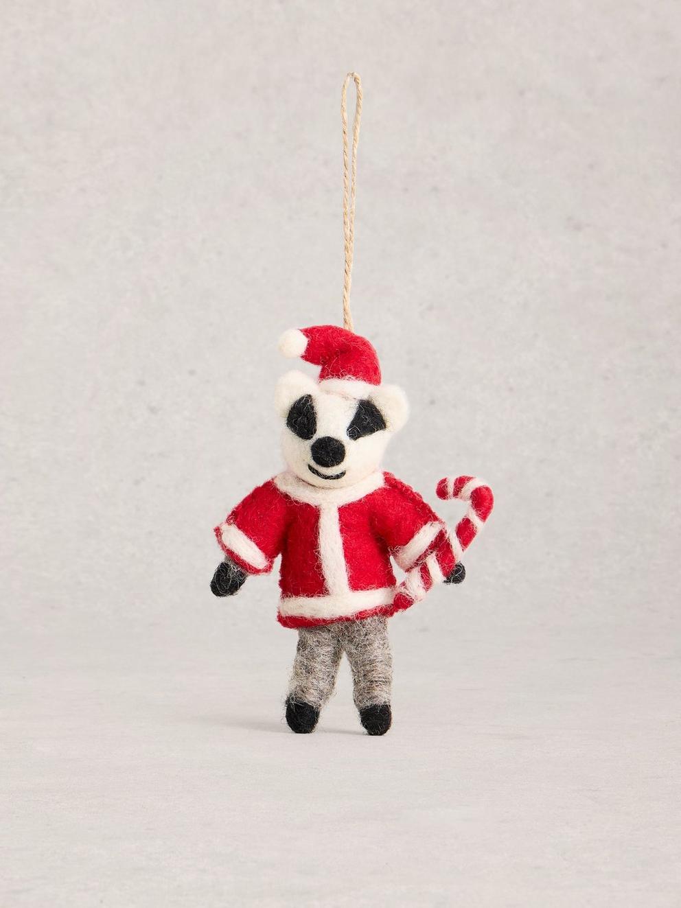 Xmas Badger Hanging Dec