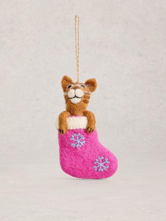 Cat Stocking Hanging Dec