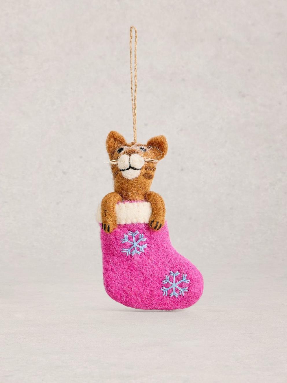 Cat Stocking Hanging Dec