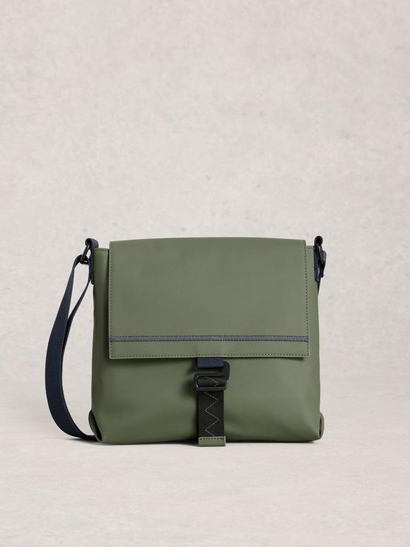 Alec Rubberised Crossbody Bag