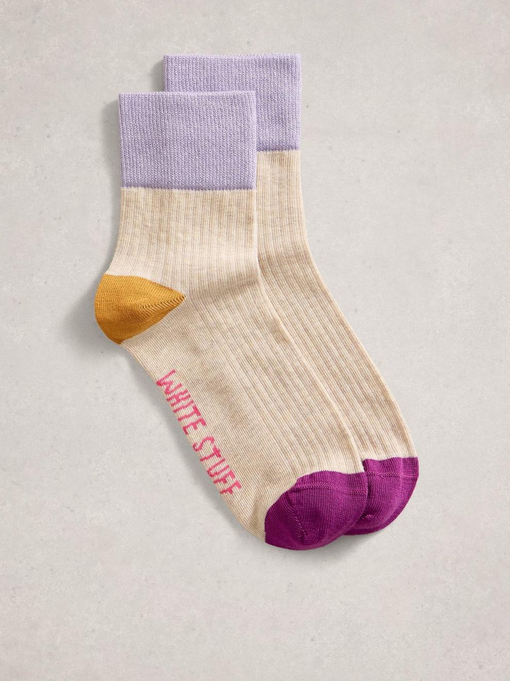 Sparkle Print Ankle Socks