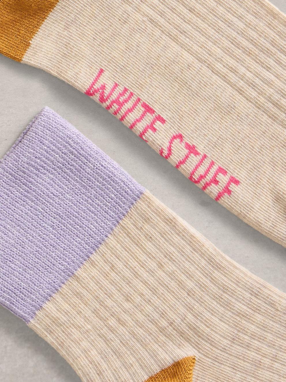 Sparkle Print Ankle Socks