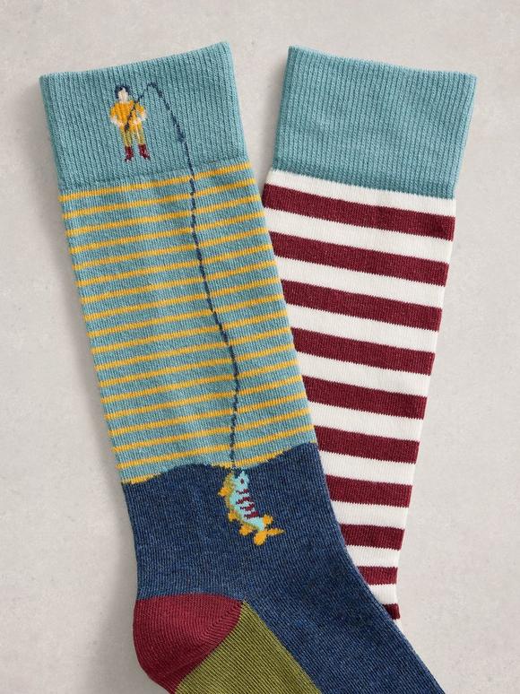 2 Pack Fisherman Ankle Socks