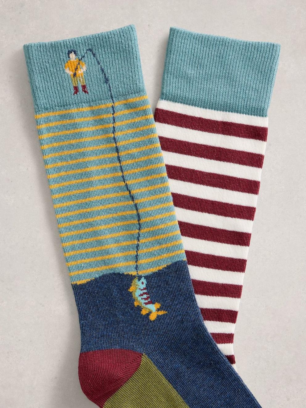 2 Pack Fisherman Ankle Socks